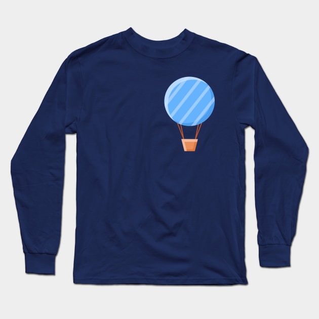 Blue balloon Long Sleeve T-Shirt by WordsGames